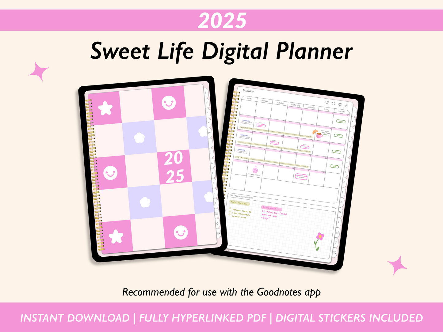 2025 Sweet Life Digital Planner