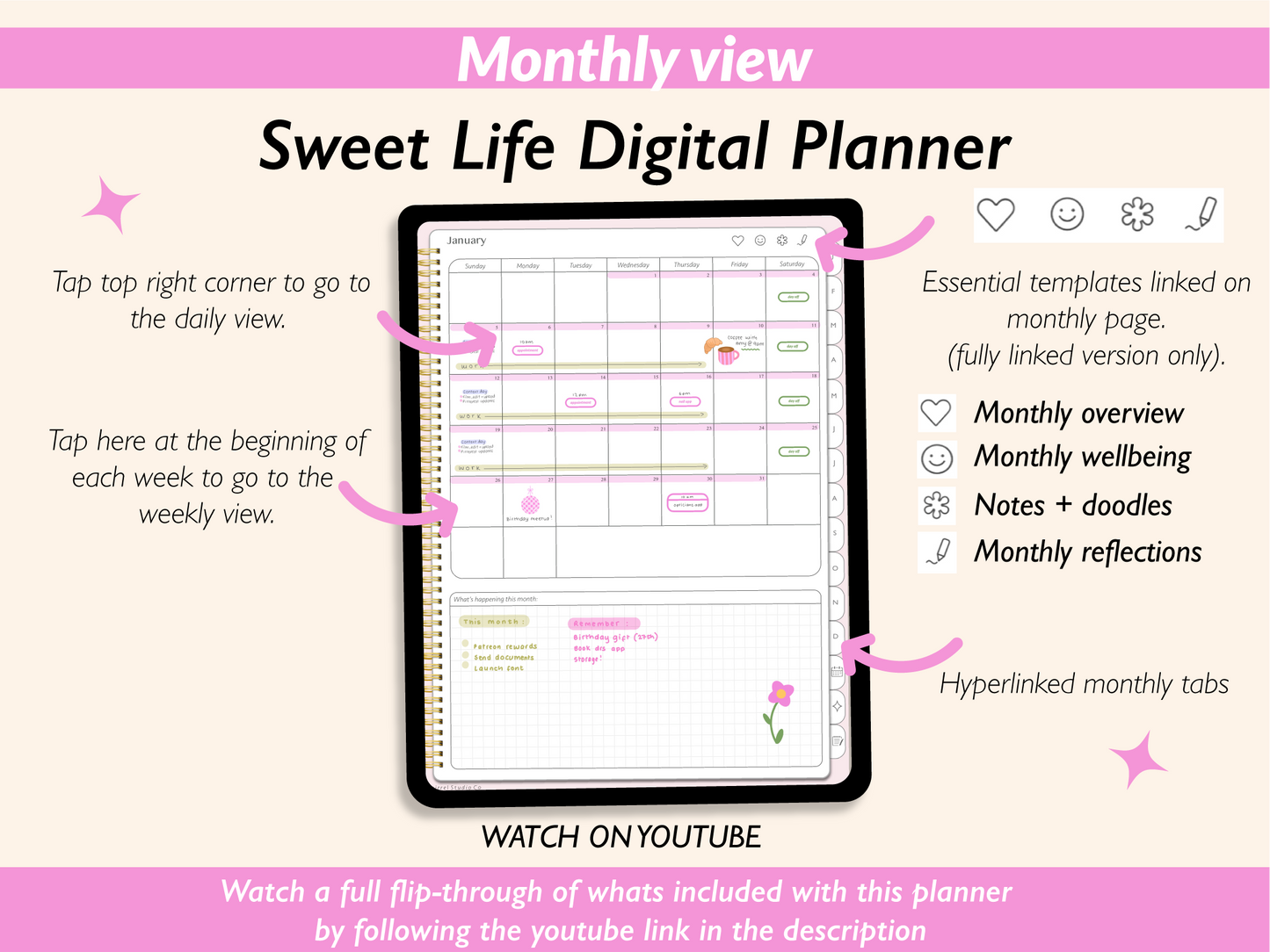 2025 Sweet Life Digital Planner