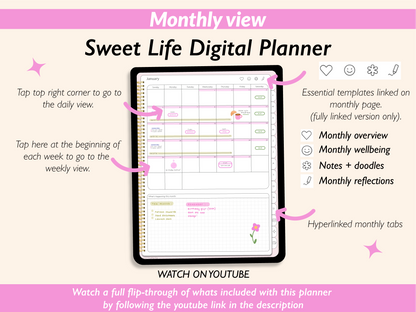 2025 Sweet Life Digital Planner