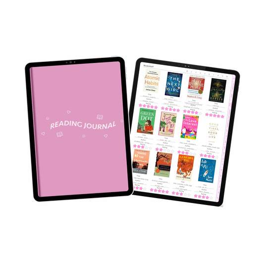 Digital Reading Journal + Digital Stickers Included