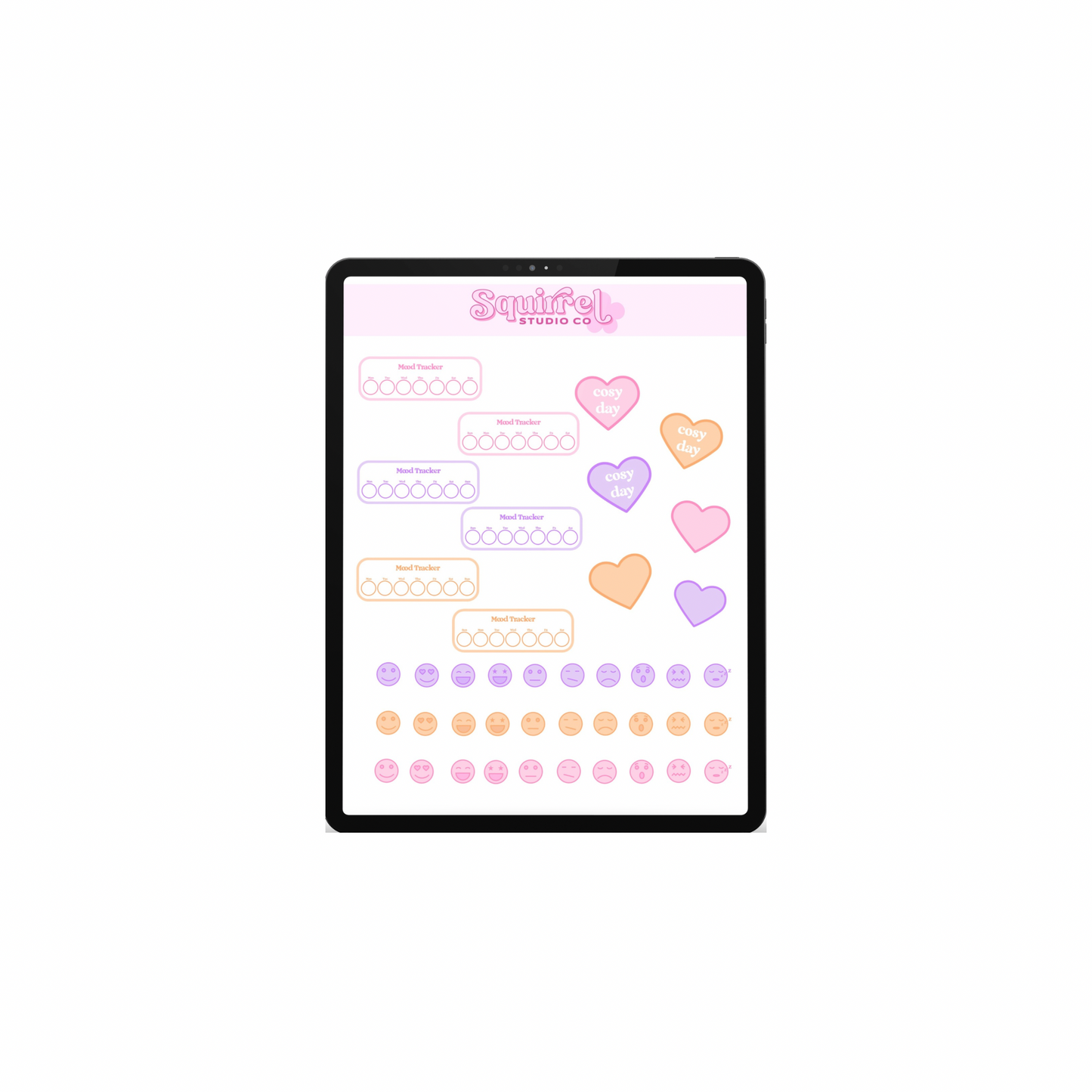 Mood Tracker Digital Stickers